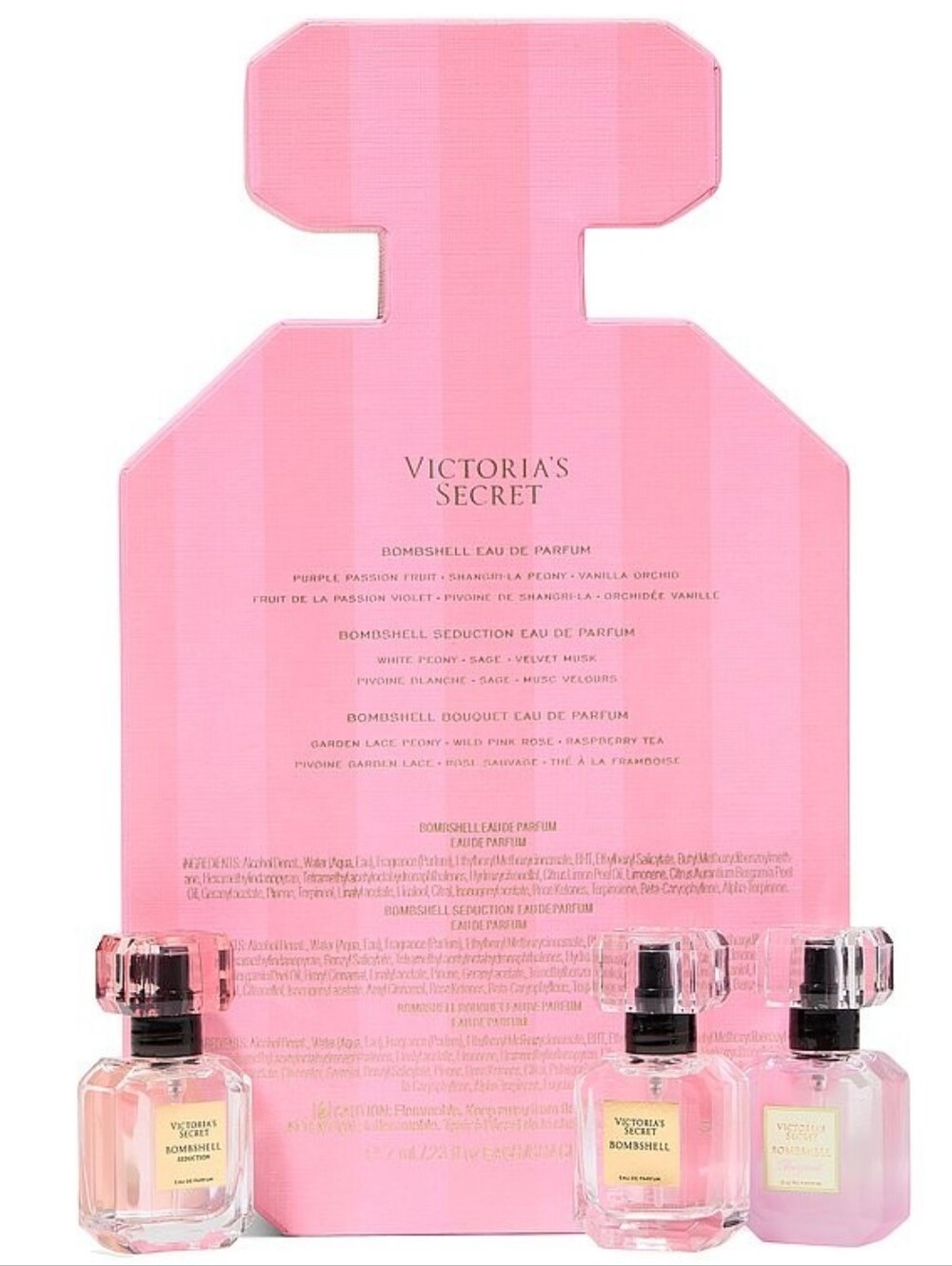 Victoria's Secret 3-Piece Bombshell Mini Eau de Parfum Perfume Gift Set NEW - Picture 2 of 3